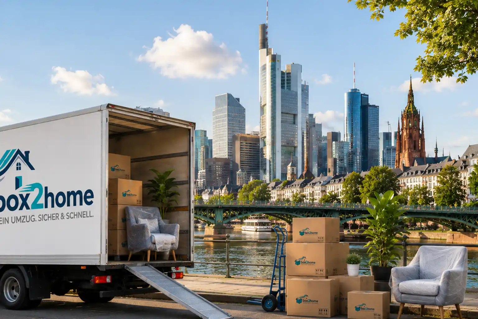 Umzugsunternehmen in Frankfurt - Skyline