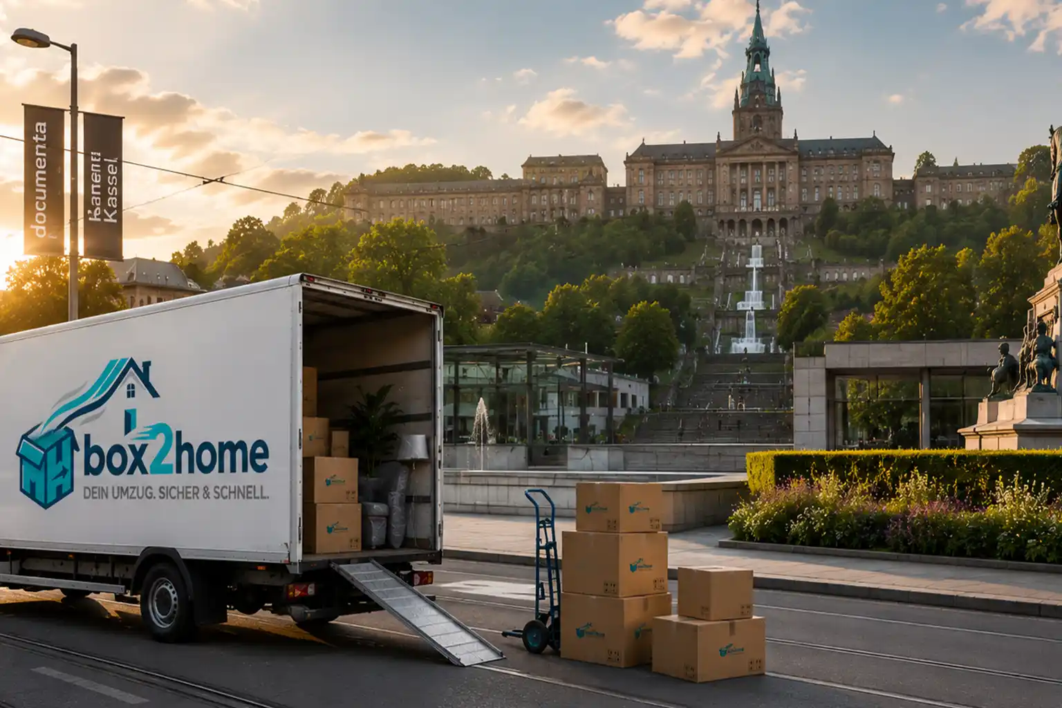 Box2Home Umzugswagen in Kassel und Region